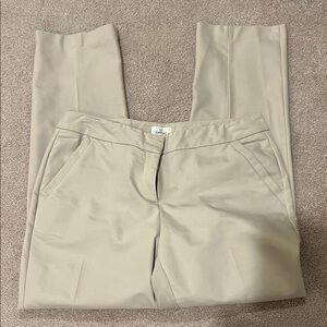 Chico's Taupe So Slimming Pants, 8-10 (Chicos 1)